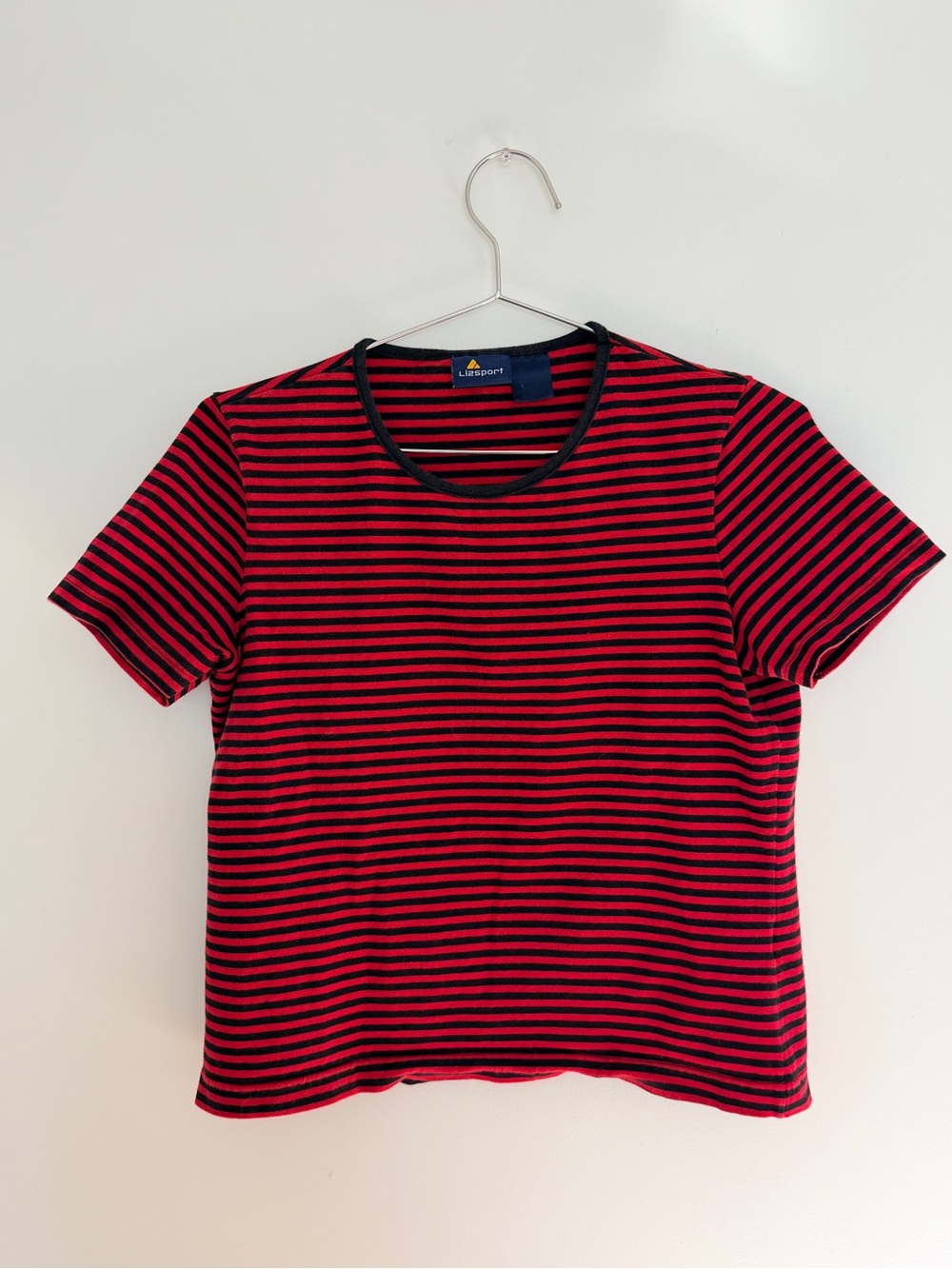 Vintage Lizsport striped tee